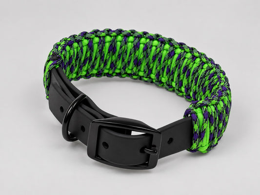 Custom Collar — Paracord, Biothane, or Both